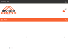 Tablet Screenshot of newhomedecorators.com